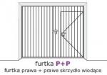 Brama rozwierna - dowolny wymiar GMS-P