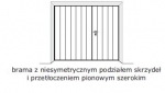 Brama rozwierna - dowolny wymiar GMS-A