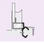 Brama uchylna COMPACT C VENT / S=2500 [mm] x H= 2250 [mm] GMS-VENT