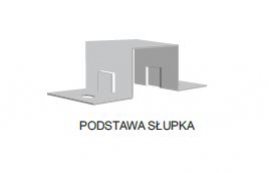 Podstawa słupka - ocynk